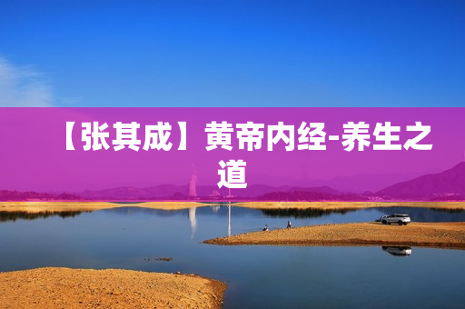 【张其成】黄帝内经-养生之道