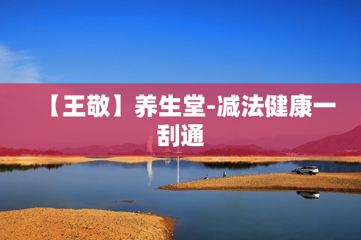 【王敬】养生堂-减法健康一刮通