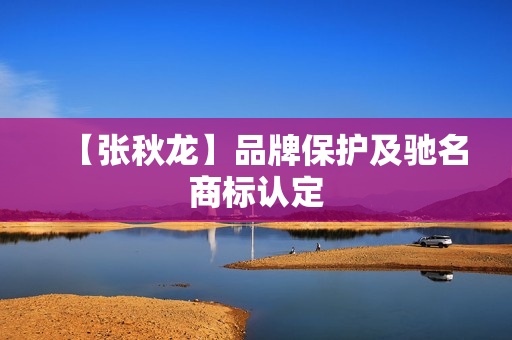 【张秋龙】品牌保护及驰名商标认定