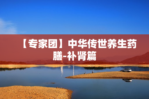 【专家团】中华传世养生药膳-补肾篇