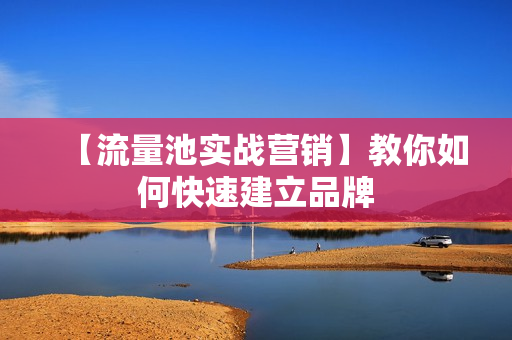 【流量池实战营销】教你如何快速建立品牌