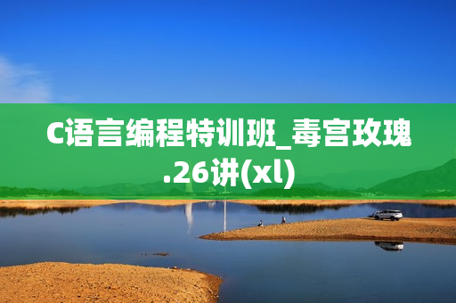 C语言编程特训班_毒宫玫瑰.26讲(xl)