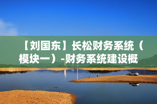 【刘国东】长松财务系统（模块一）-财务系统建设概论