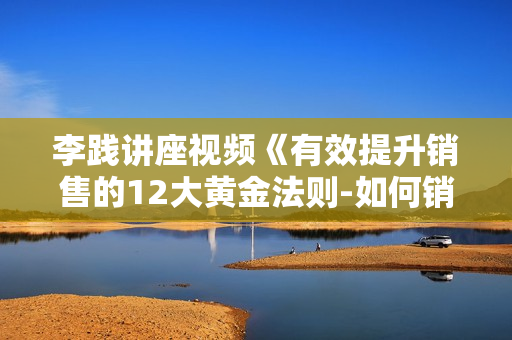 李践讲座视频《有效提升销售的12大黄金法则-如何销售》