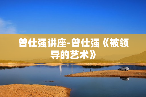 曾仕强讲座-曾仕强《被领导的艺术》