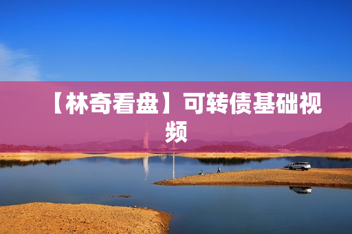 【林奇看盘】可转债基础视频