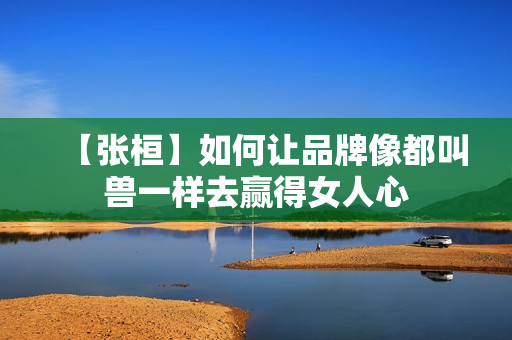 【张桓】如何让品牌像都叫兽一样去赢得女人心