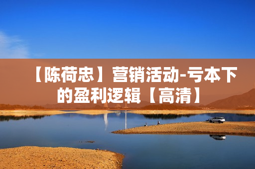 【陈荷忠】营销活动-亏本下的盈利逻辑【高清】