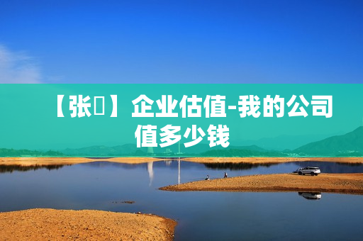 【张焜】企业估值-我的公司值多少钱