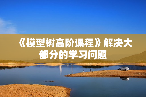 《模型树高阶课程》解决大部分的学习问题