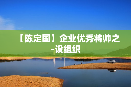 【陈定国】企业优秀将帅之-设组织