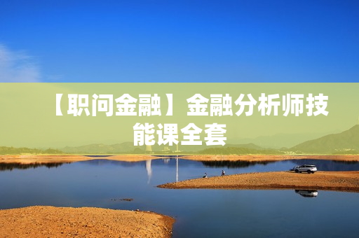 【职问金融】金融分析师技能课全套