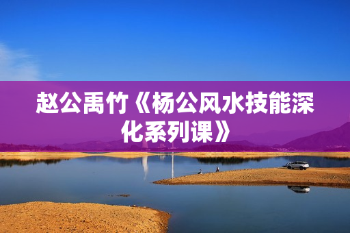 赵公禹竹《杨公风水技能深化系列课》