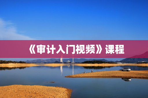 《审计入门视频》课程