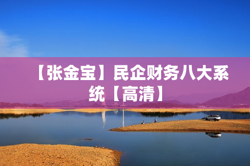 【张金宝】民企财务八大系统【高清】