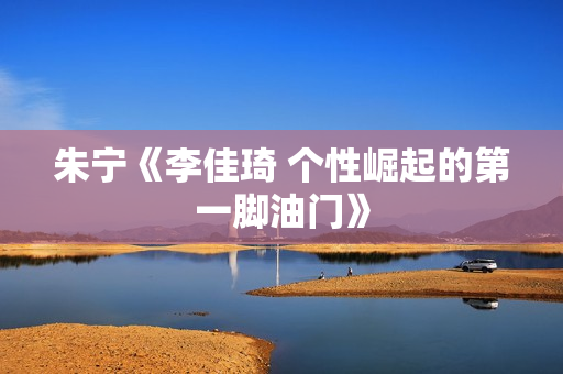 朱宁《李佳琦 个性崛起的第一脚油门》