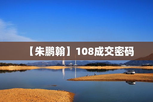 【朱鹏翰】108成交密码