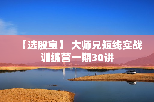 【选股宝】 大师兄短线实战训练营一期30讲