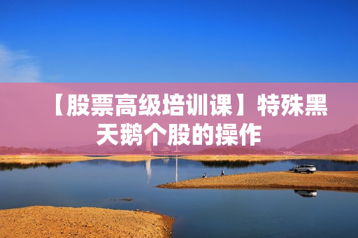 【股票高级培训课】特殊黑天鹅个股的操作