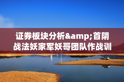 证券板块分析&首阴战法妖家军妖哥团队作战训练营视频+讲义+指标介绍