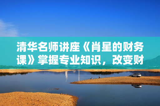 清华名师讲座《肖星的财务课》掌握专业知识，改变财务思维