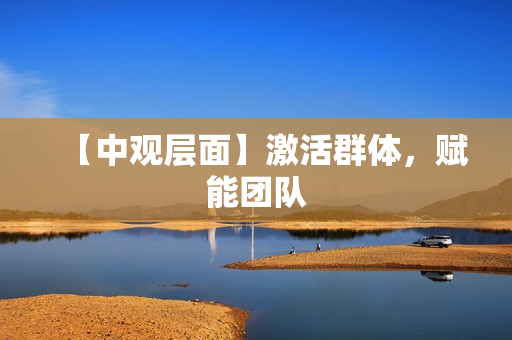 【中观层面】激活群体，赋能团队