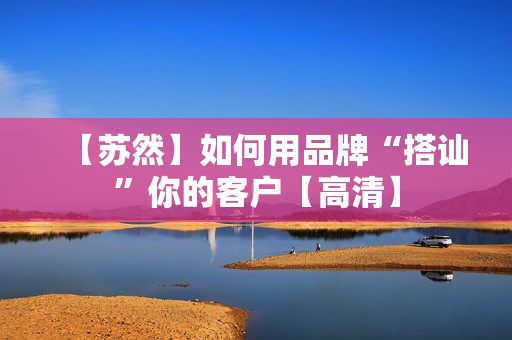 【苏然】如何用品牌“搭讪”你的客户【高清】