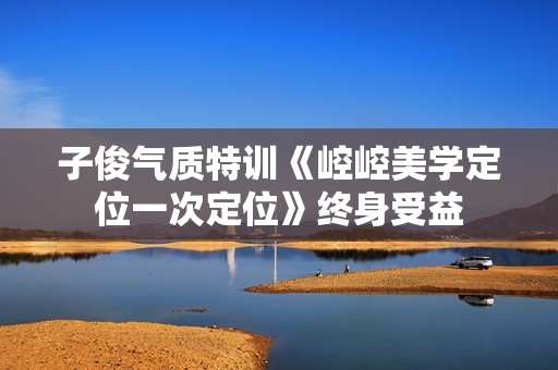 子俊气质特训《崆崆美学定位一次定位》终身受益