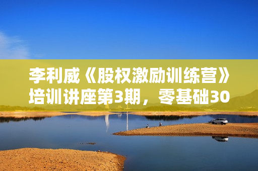 李利威《股权激励训练营》培训讲座第3期，零基础30个案例搞定股权激励