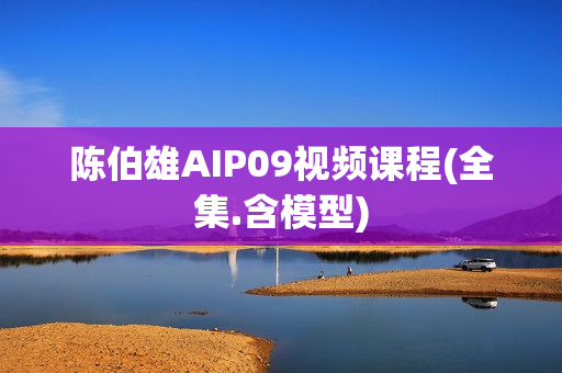陈伯雄AIP09视频课程(全集.含模型)