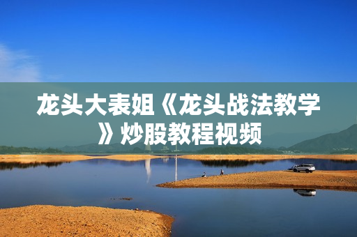 龙头大表姐《龙头战法教学》炒股教程视频