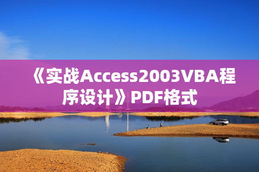 《实战Access2003VBA程序设计》PDF格式