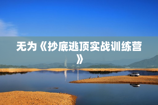无为《抄底逃顶实战训练营》