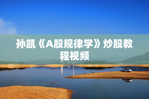 孙凯《A股规律学》炒股教程视频