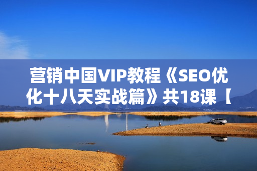营销中国VIP教程《SEO优化十八天实战篇》共18课【高清AVI版】