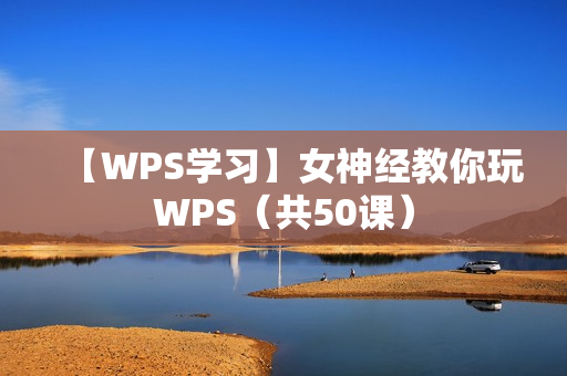 【WPS学习】女神经教你玩WPS（共50课）