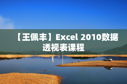 【王佩丰】Excel 2010数据透视表课程