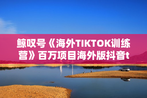 鲸叹号《海外TIKTOK训练营》百万项目海外版抖音tiktok流量变现玩法