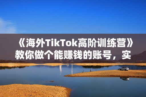 《海外TikTok高阶训练营》教你做个能赚钱的账号，实操月入34000元