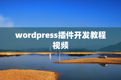 wordpress插件开发教程视频
