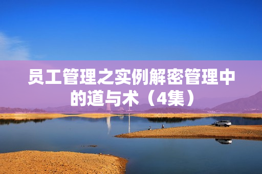员工管理之实例解密管理中的道与术（4集）