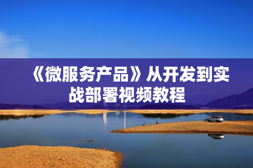 《微服务产品》从开发到实战部署视频教程