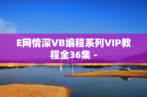 E网情深VB编程系列VIP教程全36集 -