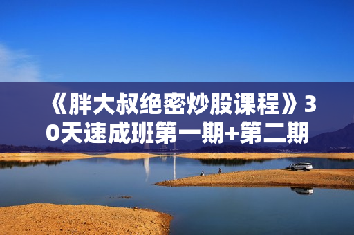 《胖大叔绝密炒股课程》30天速成班第一期+第二期