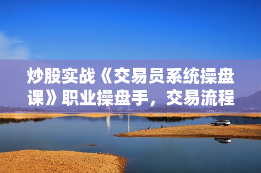 炒股实战《交易员系统操盘课》职业操盘手，交易流程化