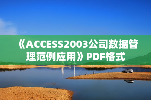 《ACCESS2003公司数据管理范例应用》PDF格式