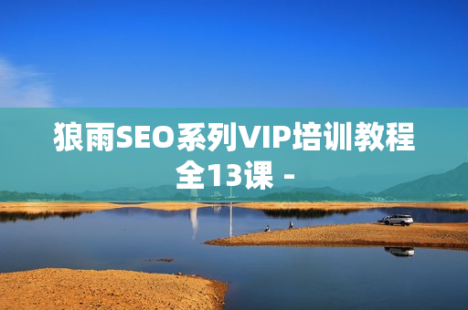 狼雨SEO系列VIP培训教程全13课 -