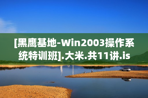 [黑鹰基地-Win2003操作系统特训班].大米.共11讲.iso