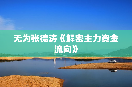 无为张德涛《解密主力资金流向》