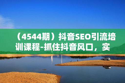 （4544期）抖音SEO引流培训课程-抓住抖音风口，实现搜索排名，获取精准流量，快速成交变现